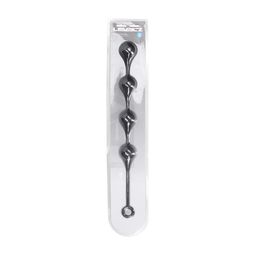 Levelz by shots Siliconen Waterdruppel Anale Ballen - XL - 50mm - Zwart (8714273069856)
