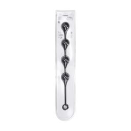 Levelz by shots Siliconen Waterdruppel Anale Ballen - XL - 50mm - Zwart (8714273069856)