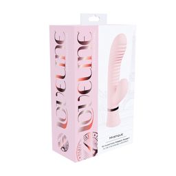 Loveline by shots Mystique - Geribbelde Konijnen Vibrator - Roze (8714273058485)