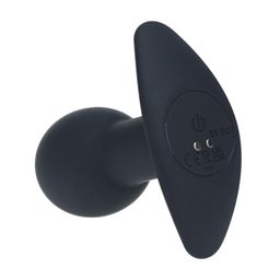 Levelz by shots Enkele Gloeilamp Vibrerende Siliconen Anale Plug - Zwart (8714273067531)