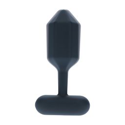 Levelz by shots Hexagonale Vibrerende Siliconen Anale Plug - M - Zwart (8714273067494)