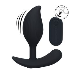 Levelz by shots Afstandsbediening Vibrerende Vloeibare Siliconen Anale Plug - Zwart (8714273067937)