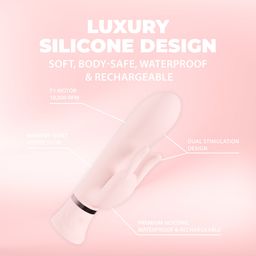 Loveline by shots Tendre - Konijnen Vibrator - Roze (8714273058508)