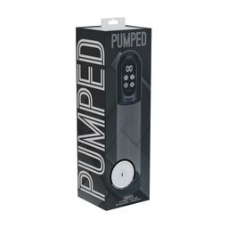 Pumped by shots Engage - Automatische Waterdichte Penis Pomp en Masturbator - Gun Metal (8714273059505)