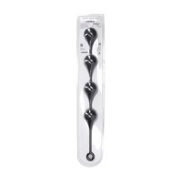 Levelz by shots Siliconen Waterdruppel Anale Ballen - XXL - 60mm - Zwart (8714273069894)