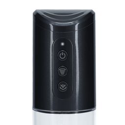 Pumped by shots HyperPump - Oplaadbare Penis Pomp - Gun Metal (8714273059482)