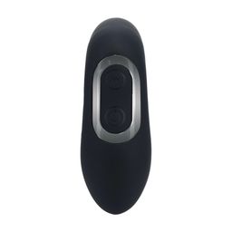 Levelz by shots Vibrerende Verwarmende Buigbare Tapping Silicone Prostaat Stimulator - Zwart (8714273067630)