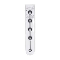 Levelz by shots Ronde Siliconen Anale Ballen - XL - 50mm - Zwart (8714273068392)