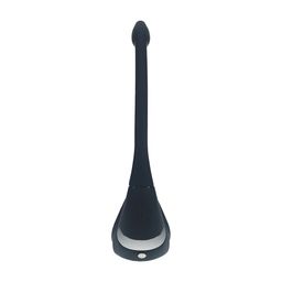 Levelz by shots Afstandsbediening Vibrerende Siliconen Tri O Cockring met Prostaatstimulator - Zwart (8714273067791)