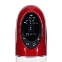 Pumped by shots CyberPulse - Automatische Waterdichte Penis Pomp - Metallic Rood (8714273059550)