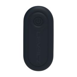 Levelz by shots Dual Vibrating Remote Rotating Head Silicone Prostate Stimulator with Cock and Ball Ring - Black (8714273068187)