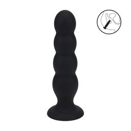 Levelz by shots Quad Rattle Vloeibare Siliconen Anale Plug - XL - Zwart (8714273065704)