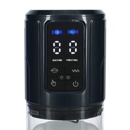 Pumped by shots UltraLift - Automatische Waterdichte Masturbator Pomp - Gun Metal (8714273059581)