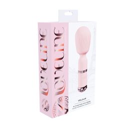 Loveline by shots Velours - Mini-Wand - Roze (8714273058683)