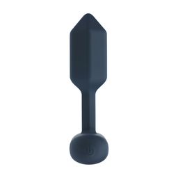 Levelz by shots Hexagonale Vibrerende Silicone Anale Plug - S - Zwart (8714273067470)