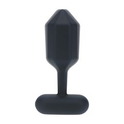 Levelz by shots Hexagonale Vibrerende Silicone Anale Plug - S - Zwart (8714273067470)