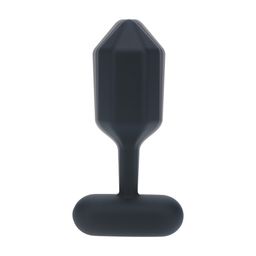 Levelz by shots Hexagonale Vibrerende Siliconen Anale Plug - L - Zwart (8714273067517)