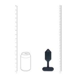 Levelz by shots Hexagonale Vibrerende Siliconen Anale Plug - L - Zwart (8714273067517)