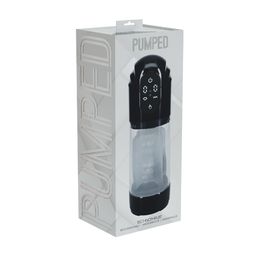 Pumped by shots TechnoThrust - Automatische Waterdichte Masturbator Pomp - Zwart (8714273059567)