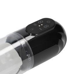 Pumped by shots TechnoThrust - Automatische Waterdichte Masturbator Pomp - Zwart (8714273059567)
