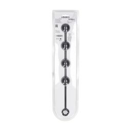 Levelz by shots Ronde Siliconen Anale Ballen - L - 40mm - Zwart (8714273068378)