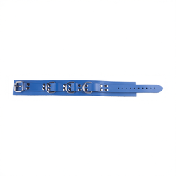 Red leather Ultra Leather Halsketting - Blauw (3662811296927)