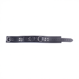 Red leather Ultra Leather Ketting - Zwart (3662811296903)