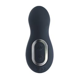 Levelz by shots Vibrerende en Duwende Siliconen Prostaatmassager - Zwart (8714273067876)