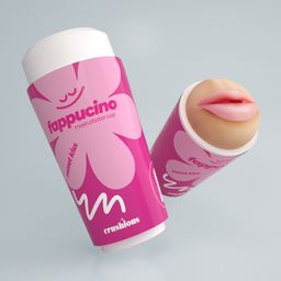 Crushious Fappucino Sweet Kiss - Mondmasturbeerkop - Roze (7403254161962)