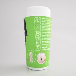 Crushious Fappucino Creamy Puss - Vaginale Masturbator Cup - Groen (7403254161955)
