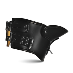 Xr brands Rigid - Vergrendelbare Houdingskraag met Kinsteun - Zwart (848518057471)