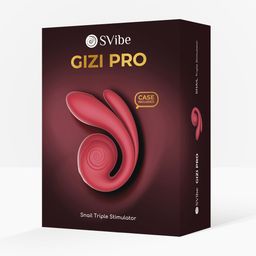 Snail vibe GIZI Pro - Drievoudige Stimulator - Bordeaux (8721325867117)