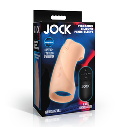 Curve toys Vibrerende Siliconen Penis Sleeve - Licht (653078944938)