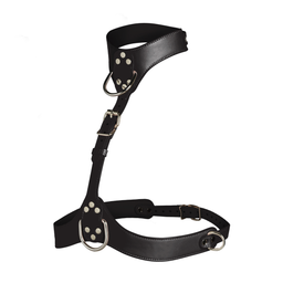 Xr brands Vixen - Vrouwelijke Borstharnas - Zwart (848518058355)