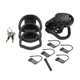 Xr brands Lock Down - Kinkkooi - Zwart (848518057365)