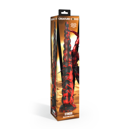 Xr brands Stinger - Siliconen Dildo - Rood/Zwart (848518058126)