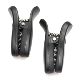 Xr brands Dark Grip - Vibrerende Tepelknijpers - Zwart (848518055156)