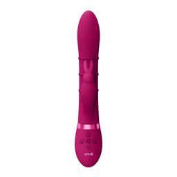 Vive by shots Sora - Up Down Stimulerende Ringen, Vibrerende G-Spot Rabbit - Roze (8714273493217)