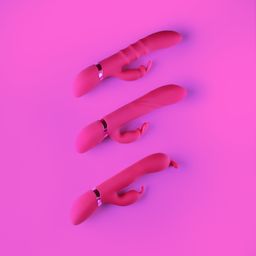 Vive by shots Sora - Up Down Stimulerende Ringen, Vibrerende G-Spot Rabbit - Roze (8714273493217)