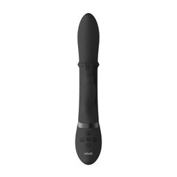 Vive by shots Halo - Ring Rabbit Vibrator - Zwart (8714273545022)