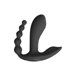 Vive by shots Kata - Pulse Wave Vibrerende Dubbele Penetratie Vibrator - Zwart (7423522538548)