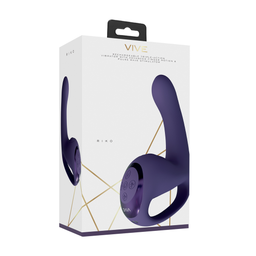 Vive by shots Riko - Triple Motor Thumper met Geavanceerde Vingerbeweging Puls Golf Stimulator - Paars (8714273051875)