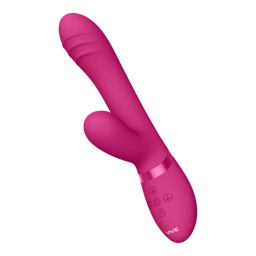 Vive by shots Tani - Finger Motion met Pulse-Wave Vibrator - Roze (7423522539583)