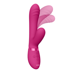 Vive by shots Tani - Finger Motion met Pulse-Wave Vibrator - Roze (7423522539583)