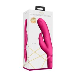 Vive by shots Mei - Dual Pulse-Wave Vibrating C-spot G-Spot Rabbit - Roze (7423522631614)