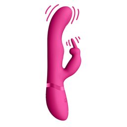 Vive by shots Mei - Dual Pulse-Wave Vibrating C-spot G-Spot Rabbit - Roze (7423522631614)
