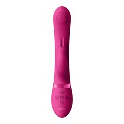 Vive by shots Mei - Dual Pulse-Wave Vibrating C-spot G-Spot Rabbit - Roze (7423522631614)