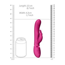 Vive by shots Mei - Dual Pulse-Wave Vibrating C-spot G-Spot Rabbit - Roze (7423522631614)