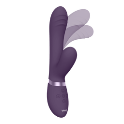 Vive by shots Tani - Finger Motion met Pulse-Wave Vibrator - Paars (7423522539590)