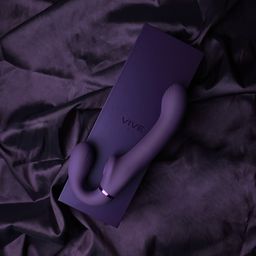 Vive by shots Ai - Dual Vibrerende Air Wave Tickler Strapless Strapon (8714273537591)